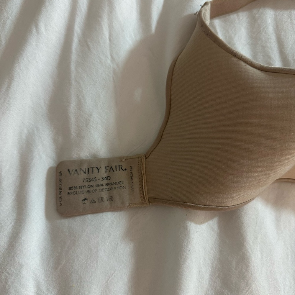 Vanity Fair Women's Tan Bra 34D - Picture 4 of 4